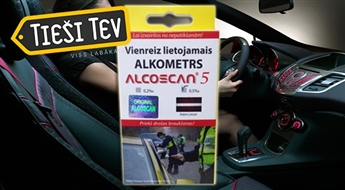 Vienreiz lietojamais alkohola testeris - precīzai promiļu noteikšanai