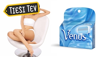 Nevainojami gluda āda ar GILLETTE VENUS