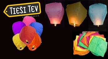 Tradicionālās ķīniešu debesu laternas - jauki brīži svinībās!