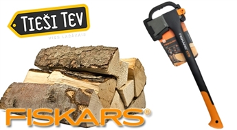 Izturīgs FISKARS skaldāmais cirvis