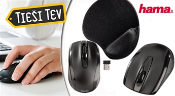 Bezvadu optiskā pele vai ergonomisks peles paliktnis ērtākai ikdienai