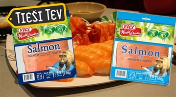 Sālīts vai kūpināts lasis no VICI (100 vai 200gr)