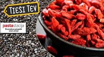 Godži un zīdkoka ogas vai čia sēklas  - antioksidantu, minerālvielu, vitamīnu, aminoskābju avots!