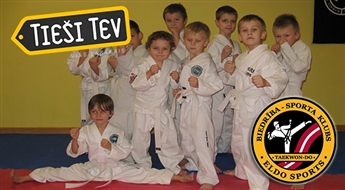 1 mēneša  Taekwon-do nodarbību abonements  ar 50% atlaidi! Iemācies aizstāvēt sevi un citus!