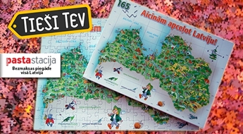 Latvijas dabas takas un atpūtas vietas apkopotas aizraujošā spēlē - puzlē! Iepazīsim Latviju kopā!