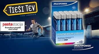 MULTIPOWER: Tīrs magnijs - tagad ātri un ērti dzerams no ampulas!
