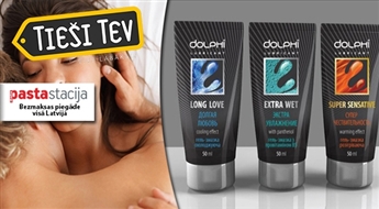 Комплект лубрикантов Dolphi - 3x SUPER SENSITIVE или 3x LONG LOVE