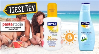КОМПЛЕКТ NIVEA:Солнцезащитный спрей SFP30 и увлажняющее молочко после загара