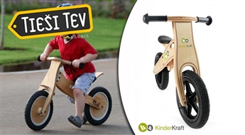 Kinder Kraft Runner детский ВЕЛОКАРТ с деревянной рамой!