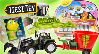 Игрушки Kinder Kraft: трактор, комбайн, музыкальный коврик или игрушка для надувания пузырей