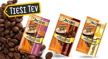 Ящик JACOBS classic 3in1  с карамельным, ванильным или шоколадным сиропом