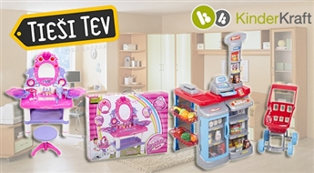 KinderKraft rotaļu komplekts Supermārkets vai kosmētikas galdiņš