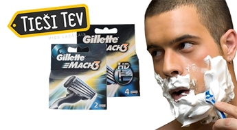 GILLETTE Mach3 4 vai 8 skūšanās asmeņu komplekts