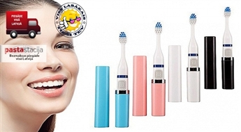 Ультразвуковая зубная щётка Ultrasonic Toothbrush c 2 насадками для приятной чистки зубов!