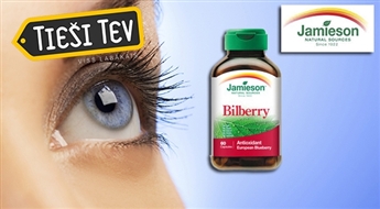 Препарат Jamieson® Bilberry N60 с экстрактом черники для здоровья глаз и хорошего зрения