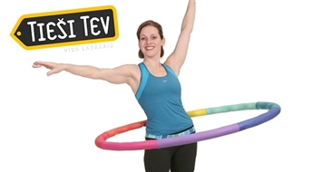 Массажный обруч HULA HOOP для моделирования талии и  стройной фигуры