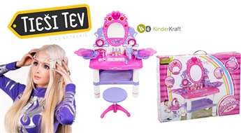 KinderKraft: Туалетный столик  с аксессуарами, звуковыми эффектами и  подсветкой