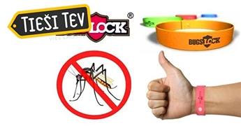 100% натуральные браслеты против комаров для детей и взрослых BUGSLOCK