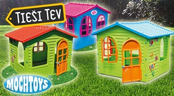 Игрушечные дома для детей с открывающимися дверьми и окнами MOCHTOYS