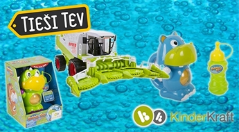 Игрушки Kinder Kraft:  комбайн или игрушка для надувания пузырей