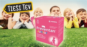 Preventan Junior bērnu imūnsistēmai. 90 kapsulas 3 mēnešu kursam