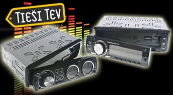 Automagnetolas ar USB izeju, SD karšu lasītāju un FM radio (2 modeļi)