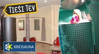 Kriosaunas seanss - Tavai veselībai un skaistumam!