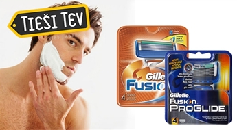 GILLETTE: Fusion vai Fusion Proglide skūšanās asmeņu komplekti