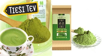 Matcha zaļās tējas pulveris! Tavai veselībai, skaistumam un kārumiem!