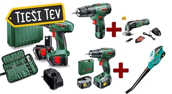 BOSCH Аккумуляторные дрели-шуруповёрты (разные модели) до -50%