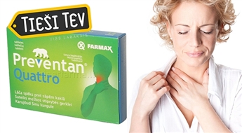 FARMAX: Сосательные таблетки Preventan Quattro быстрая и эффективная защита для горла