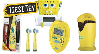 SPONGE BOB elektriskā zobubirste vai bezkontakta infrasarkanais termometrs