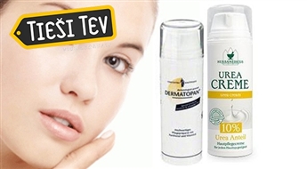 Dermatoloģiski intensīvās darbības krēmi bojātai, ļoti sausai un raupjai ādai ar UREA 10% vai DERMATOPAN ar pantenolu un vitamīnu Е