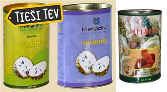 Veselīgās Heladiv Ceilonas beramās tējas OPA, FBOP un PEKOE ar antioksidantiem 100g iepakojumā: Visgardākās tējas Tavai veselībai!