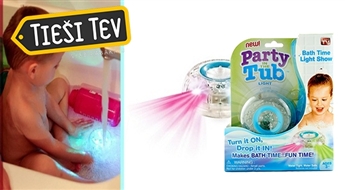 Party in the tub light rotaļlieta ar gaismiņām - jautrām vannošanās reizēm!