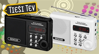 Kabatas radio SENCOR- Paņem mūziku līdzi!