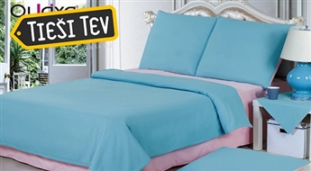 Koši 160x200 vai 200x220 cm gultas veļas komplekti no 100% kokvilnas