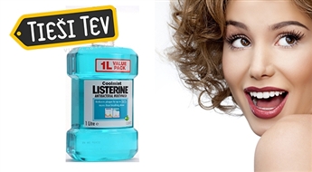 Антибактериальная жидкость для полоскания рта LISTERINE Cool Mint 1 Л