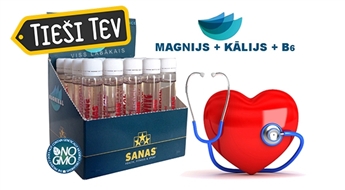 BIOSPORT: MAGNEKAL - magnija, kālija un vitamīna B6 koncentrāts stiprai nervu sistēmai