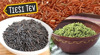 Sarkanie, melnie, zaļie, savvaļas, basmati vai suši rīsi (1 kg)
