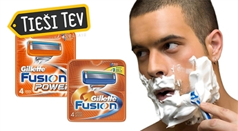 GILLETTE Fusion  4 vai 8 skūšanās asmeņu komplekti