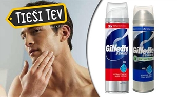 Skūšanās želeja GILLETTE Series Gel Sensitive Skin vai Extra Comfort (200ml)