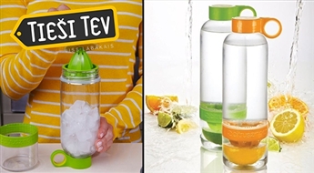 Уникальная бутылка-соковыжималка CitrusZinger для приготовления свежего лимонада! Доза витаминов – в холодное время года!