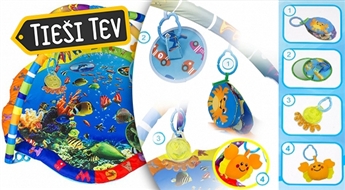 Kinder Kraft Ocean World Attīstošais Paklājiņš Okeāna Pasaule