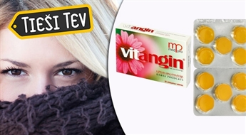 Воспаление горла и кашель? Пастилы VITANGIN с витамином C поможет!