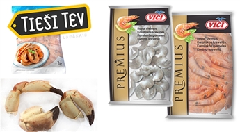 VICI Saldētu jūras produktu izpārdošana
