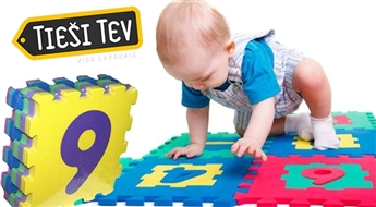 Bērnu grīdas attīstošais paklājs Puzzle