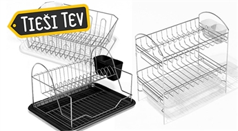 1, 2 vai 3 līmeņu nerūsējošā tērauda vai plastmasas trauku žāvētāji. Lai virtuvē vienmēr valdītu kārtība!