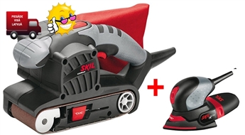 Ленточная шлифовальная машина Skil 1210 AA + мультишлифовальная машина Skil 7207BF с сумкой!