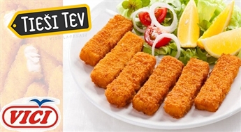VICI: Zivju pirkstiņi un burgeri gardām uzkodām vai sātīgai maltītei